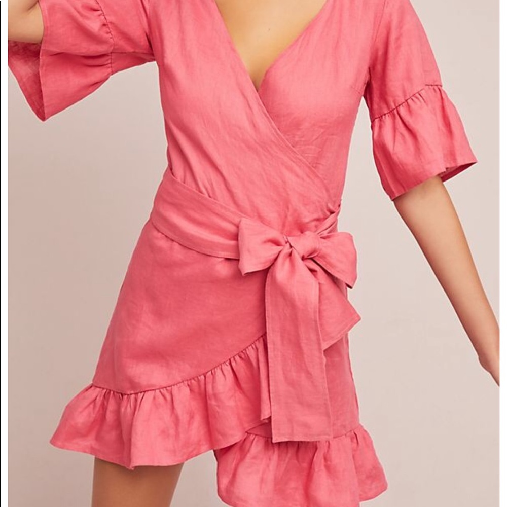 Anthropologie wrap dress